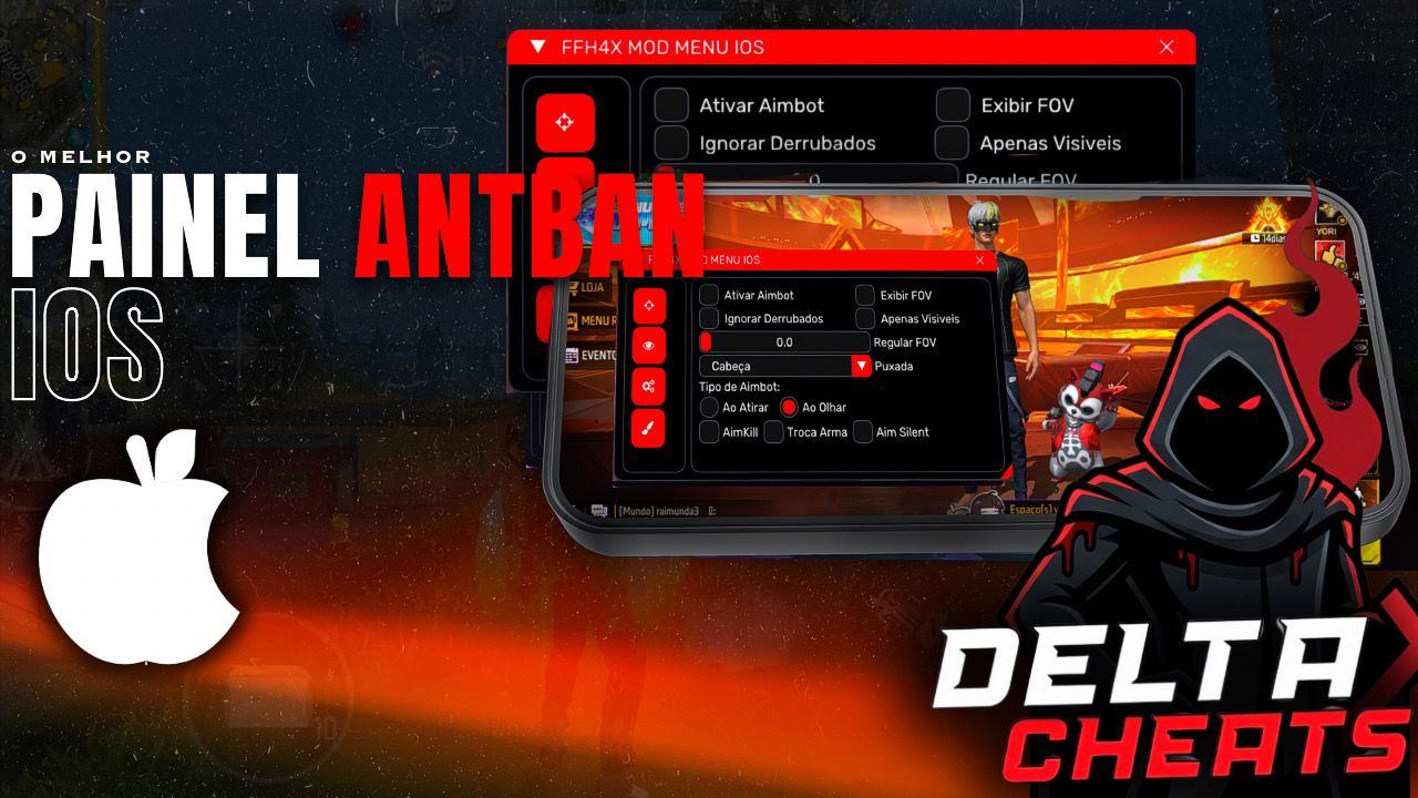 PAINEL FFH4X iOS | DELTA VIP